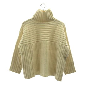 【美品】 SEA / シー | ウール カシミヤ リブ ニット セーター | F | アイボリー | レディース
