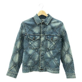 JUNYA WATANABE COMME des GARCONS / ジュンヤワタナベ | 2002SS | 特殊加工 再構築 デニム ジャケット | S | インディゴ | レディース