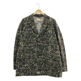 【新品】 Engineered Garments / エンジニアドガーメンツ | 2023SS | LOITER JACKET COTTON BATIK バティック柄 ロイタージャケット | S | オリーブ | メンズ
