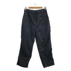 【美品】 COMME des GARCONS HOMME / コムデギャルソンオム | 2023SS | 綿強撚ギャバ テーパード ベイカーパンツ | S | ネイビー | メンズ