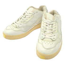 JIL SANDER / ジルサンダー | レザー ローカットスニーカー | 42 | ホワイト | メンズ