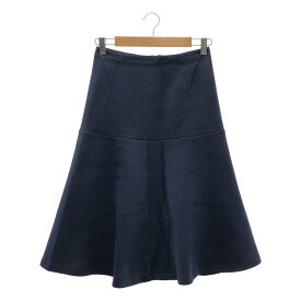 MARNI / マルニ | コットン ナイロン フレアスカート | 38 | ネイビー | レディース