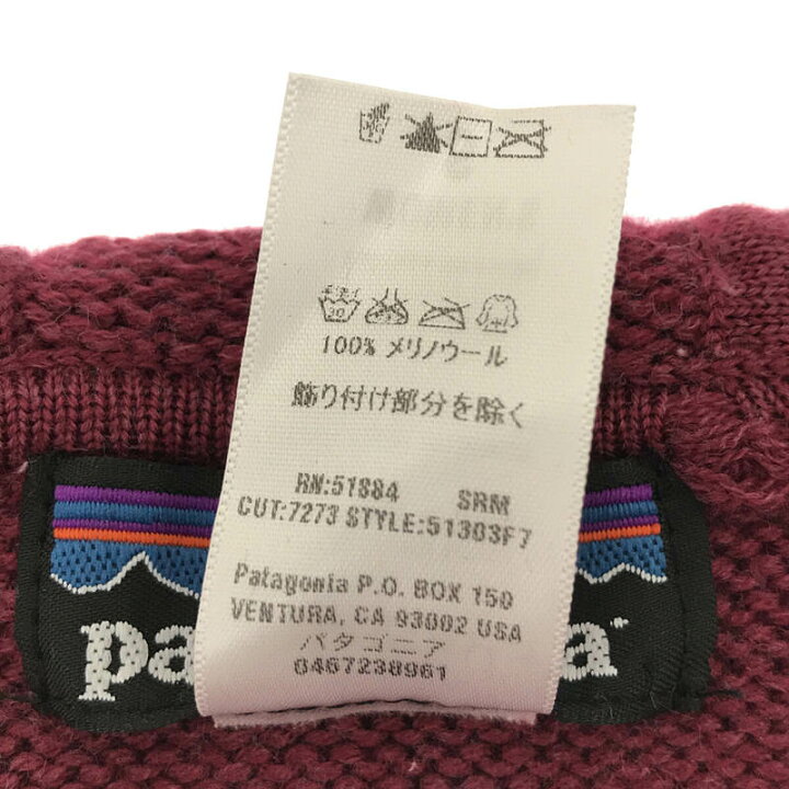 楽天市場 Patagonia パタゴニア メリノウールジップニットパーカー S レッド レディース Kld 楽天市場店