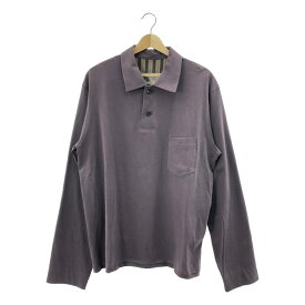 【美品】 ziggy chen / ジギーチェン | 2025SS | Jersey Rugby Shirt コットン ジャージー ラグビーシャツ | 44 | パープル | メンズ