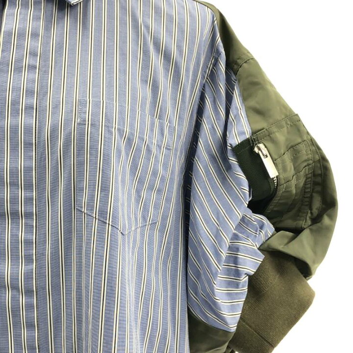 楽天市場】sacai / サカイ | Cotton Poplin x Nylon Twill Dress MA1  