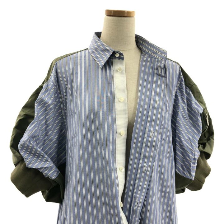 楽天市場】sacai / サカイ | Cotton Poplin x Nylon Twill Dress MA1  