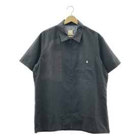 YOHJI YAMAMOTO POUR HOMME / ヨウジヤマモトプールオム | 2002SS | 杖村さえ子 イラスト プリントシャツ | 3 | ブラック | メンズ