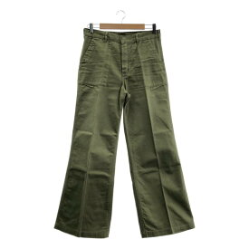 HYKE / ハイク | コットン ミリタリー ワイドパンツ | 2 | カーキ | レディース