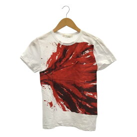 COMME des GARCONS / コムデギャルソン | 2015SS | プリント クルーネック Tシャツ カットソー | S | ホワイト/レッド | レディース