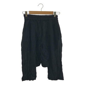 COMME des GARCONS COMME des GARCONS / コムコム | 2010SS | 染め加工 レーヨン ギャザー イージーパンツ | XS | ブラック | レディース