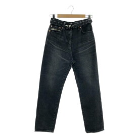 sacai / サカイ | 2023SS | Boot Cut Denim Pants ブーツカット デニム パンツ | 0 | ブラック | レディース