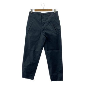 ISABEL MARANT ETOILE / イザベルマランエトワール | コットンリネン テーパードパンツ | 36 | ブラック | レディース
