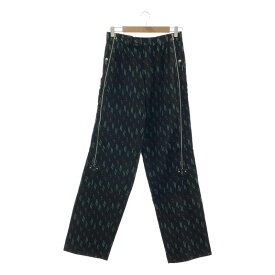 【新品】 Kiko Kostadinov / キココスタディノフ | 2024AW | KNOX TROUSER W ZIP 総柄 ダブルジップ トラウザー パンツ | 44 | UMBER & JADE / ダークブラウン系 | メンズ