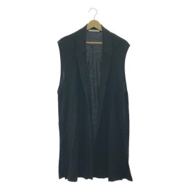 PLAIN PEOPLE / プレインピープル | コットン テーラード ロングジレ | 9 | ブラック | レディース