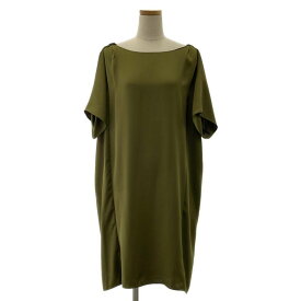 【美品】 Maison Martin Margiela / メゾンマルタンマルジェラ | 2014AW | オーバーシルエット ドレス ワンピース | 38 | オリーブ | レディース