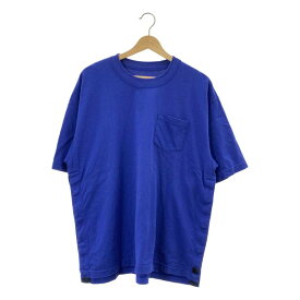 sacai / サカイ | S Cotton Jersey T Shirt コットン Tシャツ | 3 | ブルー | メンズ