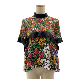 sacai / サカイ | Floral Print Pullover フローラル プリント プルオーバー シャツ | 1 | マルチカラー | レディース