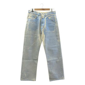 【美品】 OUR LEGACY / アワーレガシー | 2023AW | THIRD CUT BLUE FOIL DENIM フォイルプリント サードカット デニムパンツ | 30 | ブルー | メンズ