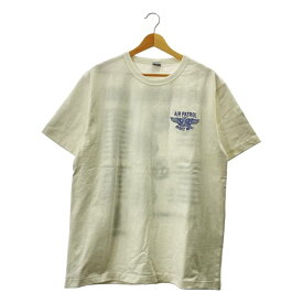 AVIREX / アヴィレックス | コットン 刺しゅう Tシャツ | 2XL | ホワイト | メンズ