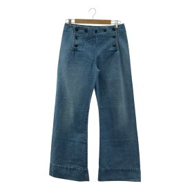 【美品】 NOWOS / ノーウォス | Denim marine pants デニム マリン パンツ | M | インディゴ | レディース