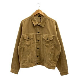 【美品】 LENO / リノ | CORDUROY BIG TRUCKER JACKET / コーデュロイ トラッカー ジャケット | 02 | ブラウン | メンズ