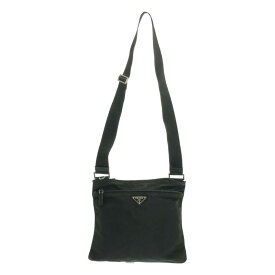 PRADA / プラダ | ナイロン トライアングルロゴ ショルダーバッグ | ブラック | レディース