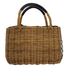 ebagos / エバゴス | welcometo the fruits parlor キビラ リンゴ ドット かごバッグ | ブラウン/ブラック | レディース