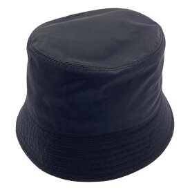 【美品】 PRADA / プラダ | RE-NYLON トライアングルロゴ バケット ハット | M | ブラック | レディース