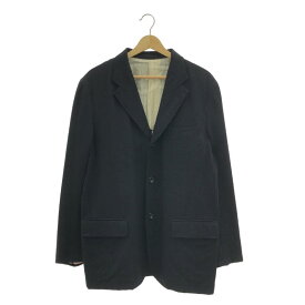 COMME des GARCONS HOMME / コムデギャルソンオム | 2001AW | ウール 製品洗い 3B テーラードジャケット | M | ネイビー | メンズ