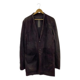 【美品】 Rick Owens / リックオウエンス | 2022SS | FOGACHINE LIDO JKT フォガチン レザー シャツ ジャケット | 46 | OXBLOOD | メンズ