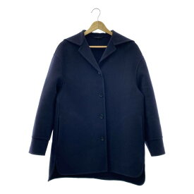 【美品】 JIL SANDER / ジルサンダー | ヴァージンウール コート | 38 | ネイビー | レディース
