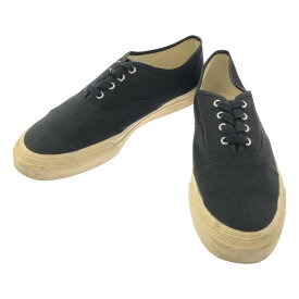 COMME des GARCONS HOMME PLUS / コムデギャルソンオムプリュス | キャンバス ローカット スニーカー | 28 | ブラック | メンズ