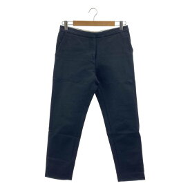 MARNI / マルニ | コットン クロップド テーパード スラックス パンツ | 40 | ブラック | レディース