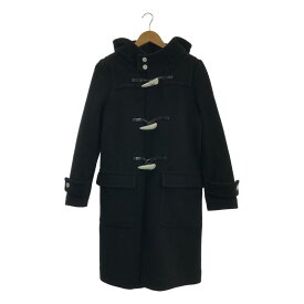 HYKE / ハイク | ウールメルトン ダッフルコート | 2 | ブラック | レディース