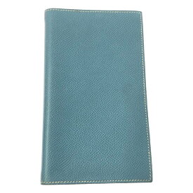 HERMES / エルメス | アジェンダ ヴィジョン レザー ブックカバー | ライトブルー