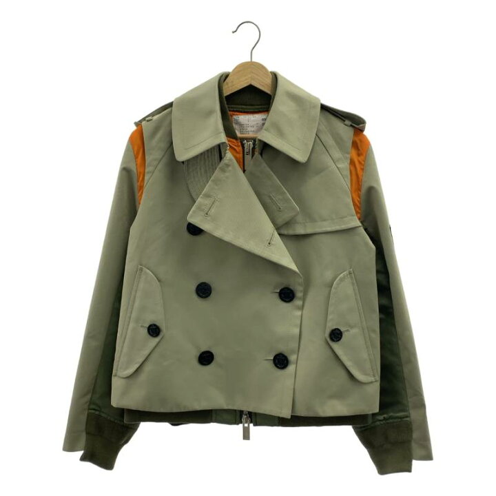 楽天市場】【美品】 sacai / サカイ | Gabardine Mix Jacket MA-1 