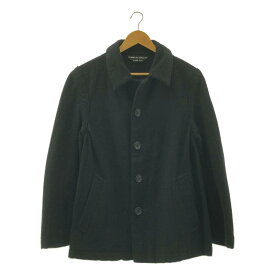 COMME des GARCONS HOMME PLUS / コムデギャルソンオムプリュス | ウール縮絨 デカボタン ジャケット | S | ブラック | メンズ