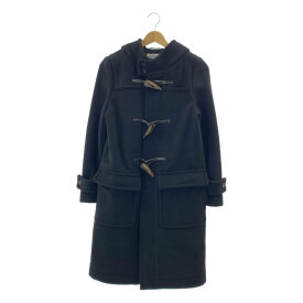 HYKE / ハイク | ウールメルトン ダッフルコート | 1 | ブラック | レディース