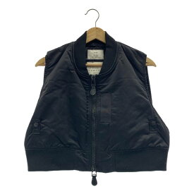 【美品】 HYKE / ハイク | 2023AW | TYPE MA-1 CROPPED TOP MA-1 クロップドトップス ベスト | F | ブラック | レディース