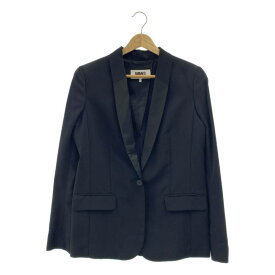 【美品】 MM6 Maison Martin Margiela / エムエムシックスメゾンマルタンマルジェラ | ラペル切替 ショールカラー 1B テーラードジャケット | 40 | ブラック | レディース