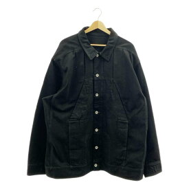 Rick Owens DRKSHDW / リック・オウエンス・ダークシャドウ | 2024SS | SPHINX JUMBO WORKER JKT デニム スフィンクス ジャンボ ワーカージャケット | L | ブラック | メンズ