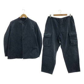 COMOLI / コモリ | 2016SS | セットアップ / スタンドカラー ジャケット / ドローストリング カーゴパンツ | 1 | ネイビー | メンズ
