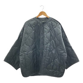 HYKE / ハイク | QUILTED BIG LINER JACKET キルティング ビッグ ライナー ジャケット | S | ブラック | レディース