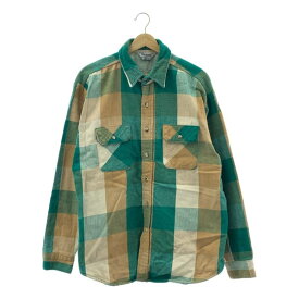 VINTAGE / ヴィンテージ古着 | 1970s | FIVE BROTHER フランネル シャツ | XL | グリーン | メンズ