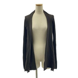Rick Owens / リックオウエンス | 2005AW | ウール 変形 ボタンレス リブスリーブ ニット カーディガン | 34 | ダークブラウン | レディース
