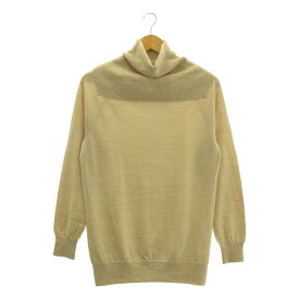 DRIES VAN NOTEN / ドリスヴァンノッテン | ウール タートルネックニット | S | ベージュ | レディース