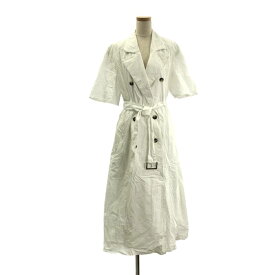 AKIRANAKA / アキラナカ | Leila trench dress バックオープン トレンチ ワンピース | 2 | ホワイト | レディース