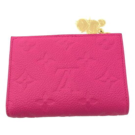 【美品】 Louis Vuitton / ルイヴィトン | × TM 村上隆コラボ M14087 Lisa Wallet モノグラム ポルトフォイユ リサ ウォレット 二つ折り財布 | ピンク | レディース