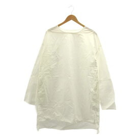 veritecoeur / ヴェリテクール | コットン リネン プルオーバー ワンピース | F | ホワイト | レディース