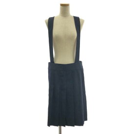 JUNYA WATANABE MAN PINK / ジュンヤワタナベマンピンク | 2013AW | プリーツ 吊りスカート サロペット | S | ネイビー | レディース